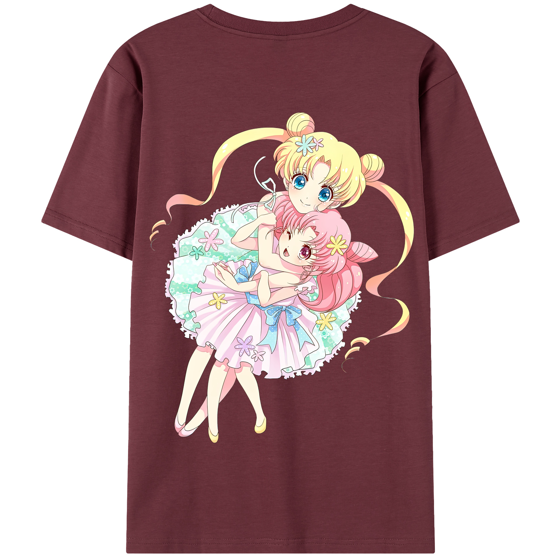 （画像用） 美少女戦士セーラームーン 愛野 美奈子 あいの みなこ Sailor Moon Aino Minako 綿100％半袖Tシャツ（背面プリント）